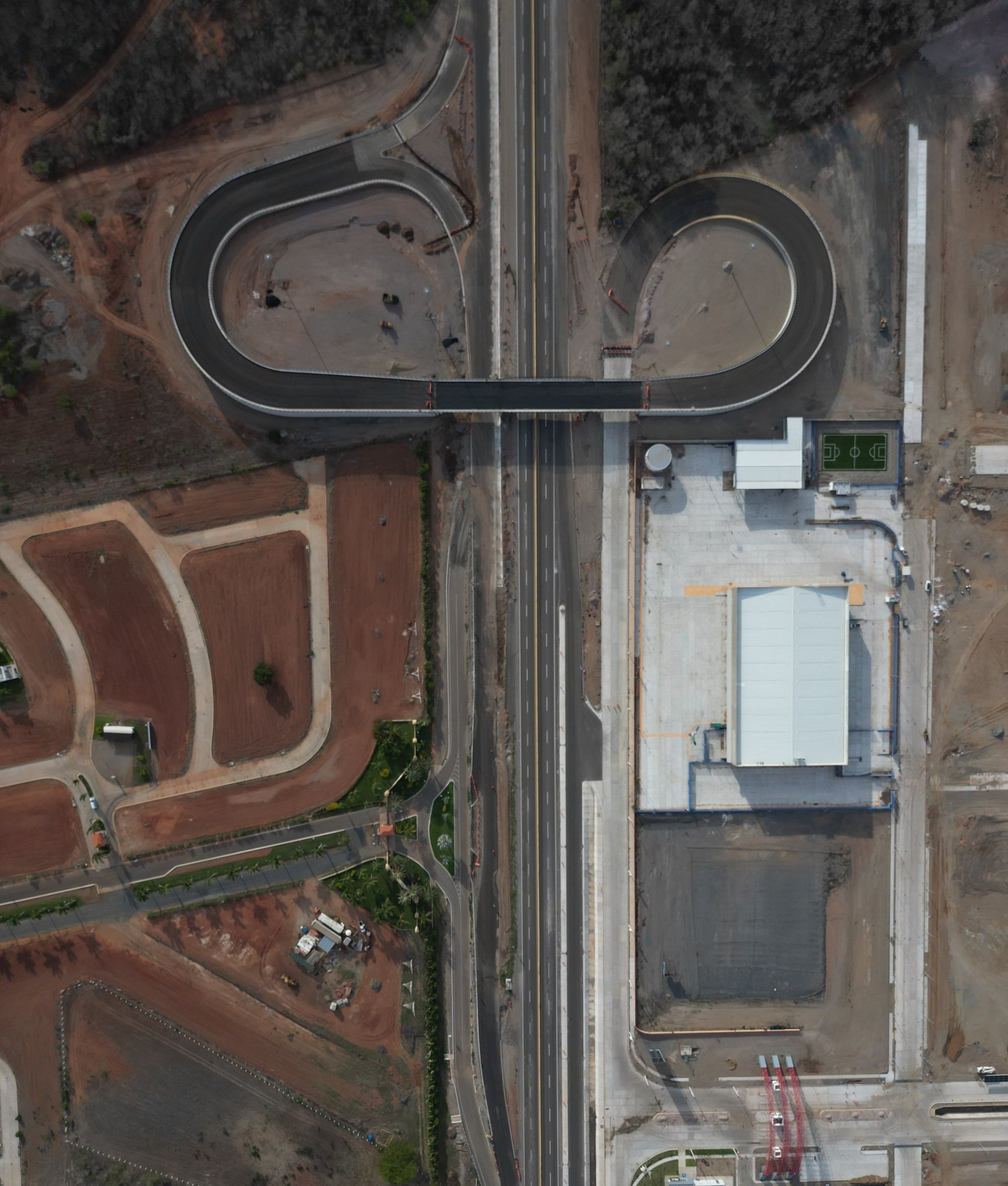 Puente de retorno al Parque Logístico Industrial Mazatlán Logistics Center