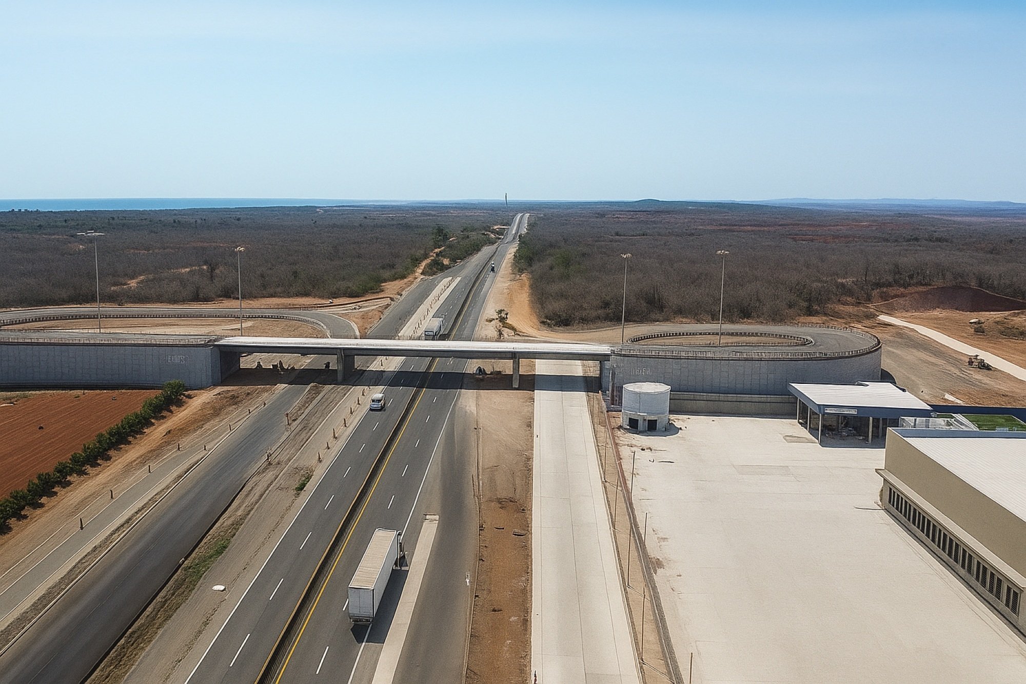 Ubicacion Estrategica con puente de retorno al Parque Industrial Mazatlan Logistics Center - MLC